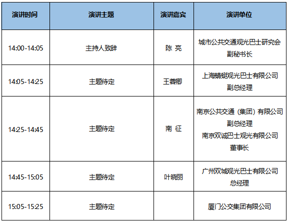 7大會議日程新鮮出爐！CIBE 2020上海國際客車展等您來！(圖31)